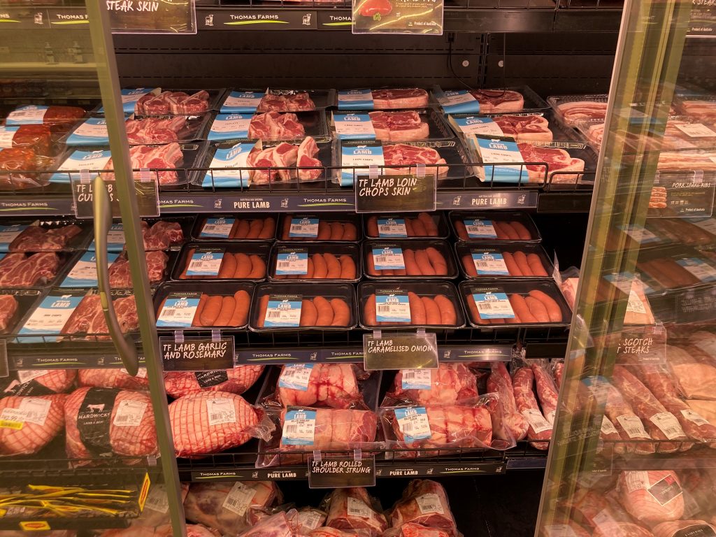 “Thomas Foods retail ready lamb cuts in skin packaging”